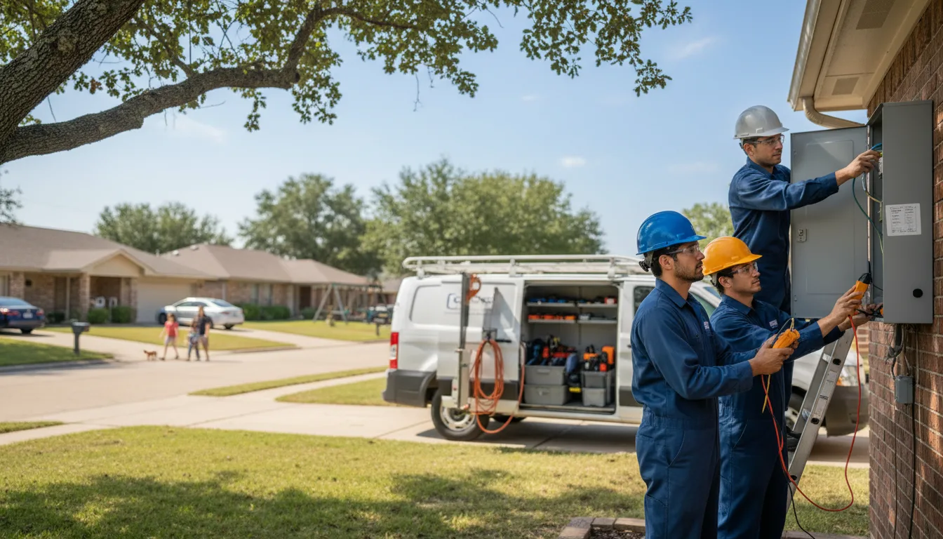 Certified electrician providing emergency electrical services in Utica, KS